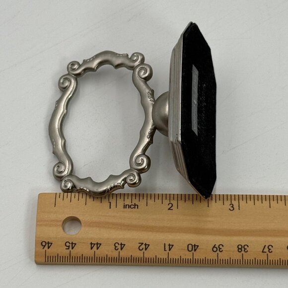 Southern Living At Home Set Of 4 Napkin Rings Redmont Heirloom #40980 Silver - Picture 8 of 8